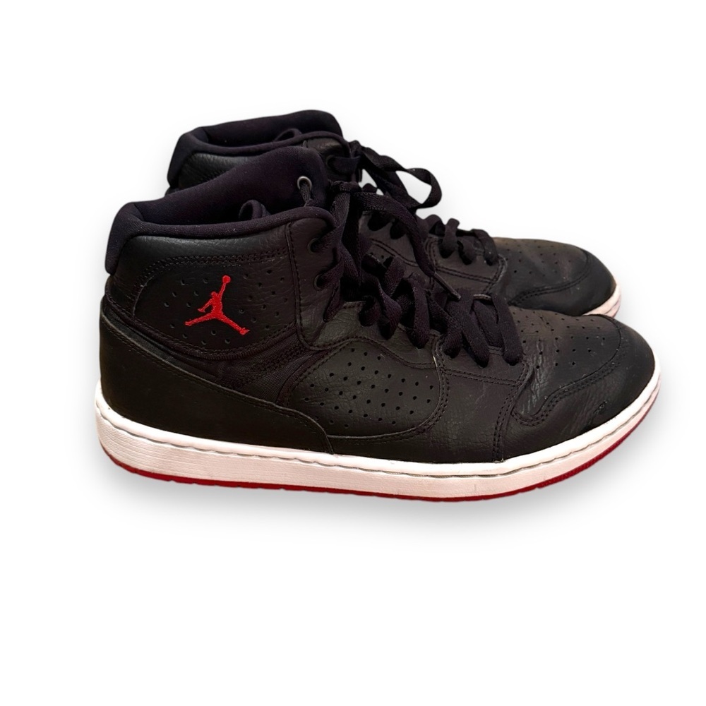 Nike Air Jordan Access Bred Black‎ Gym Red White Sneakers Shoes Sz 10